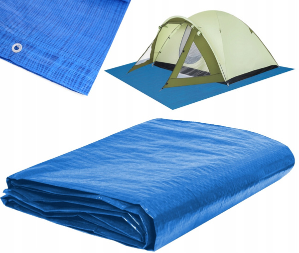 Plachta 2 x 3 m (+/- 5%) 50GSM 3%UV Modrá *4072