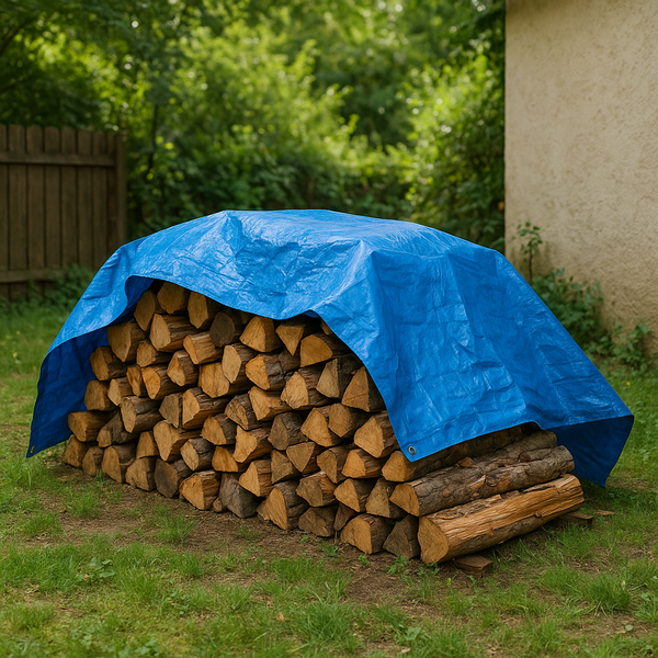PLACHTA 4 x 5 M (+/- 5%) 50GSM 3%UV MODRÁ *4102