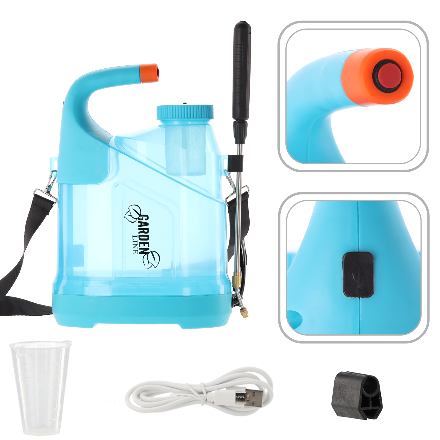 AKUMULÁTOROVÝ POSTŘIKOVAČ 5 L 2500 mAh