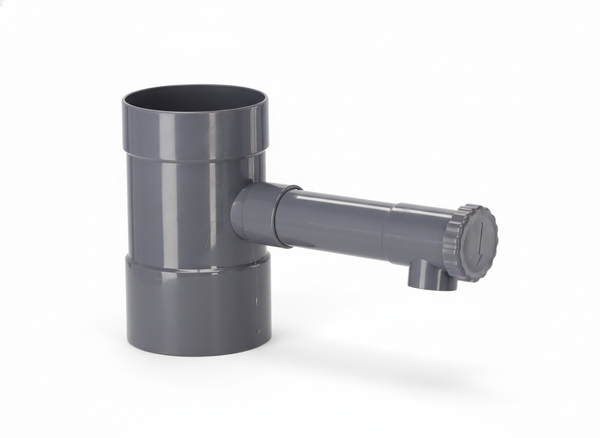 Sběrač dešťové vody šedý 100 mm