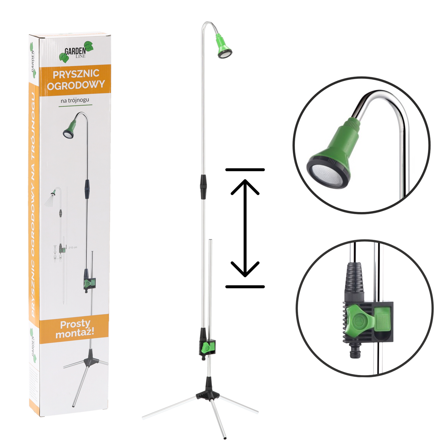 ZAHRADNÍ SPRCHA NA TROJNOŽCE