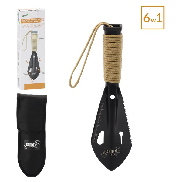 SAPERKA/LOPATKA MULTIFUNKČNÍ 26 CM 6 V 1