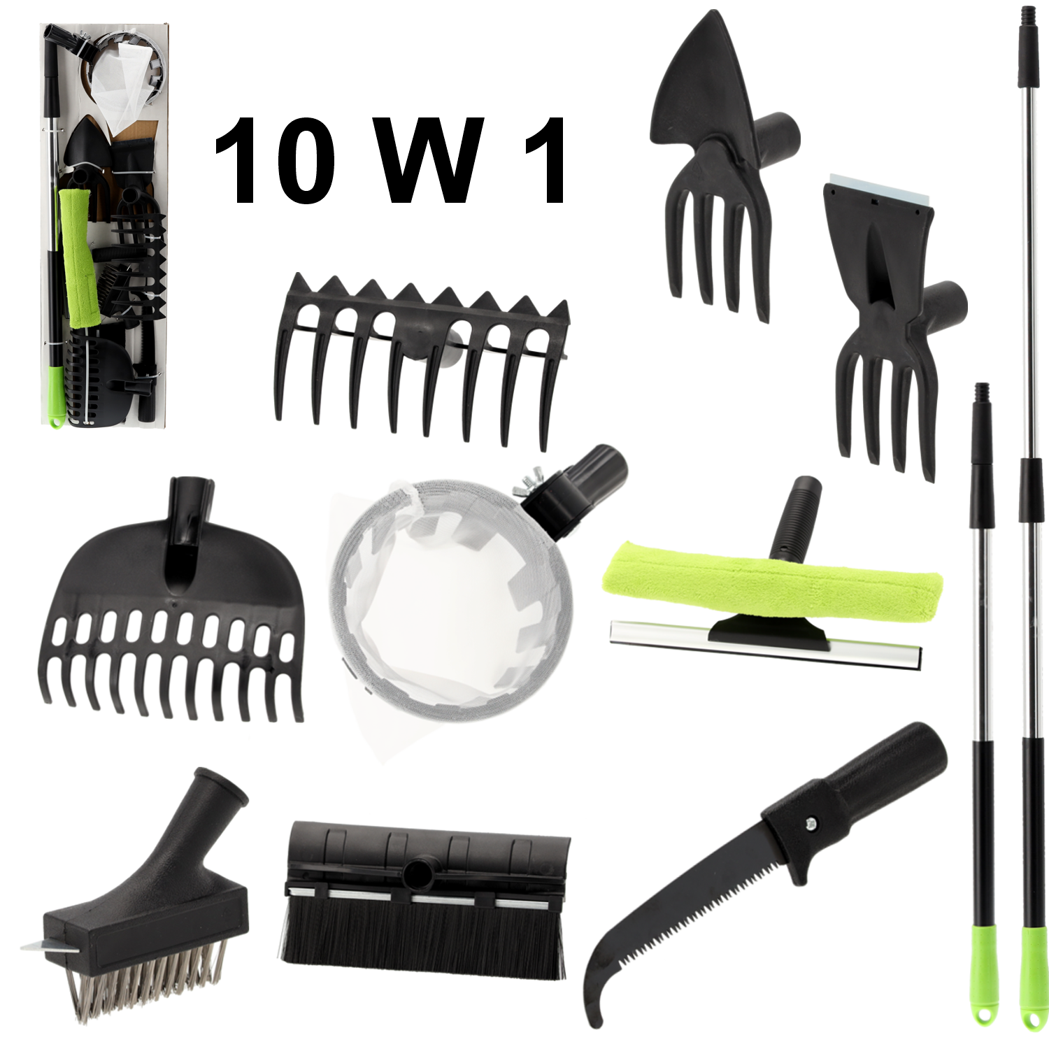 SADA ZAHRADNÍCH NÁŘADÍ 10 PRVKŮ