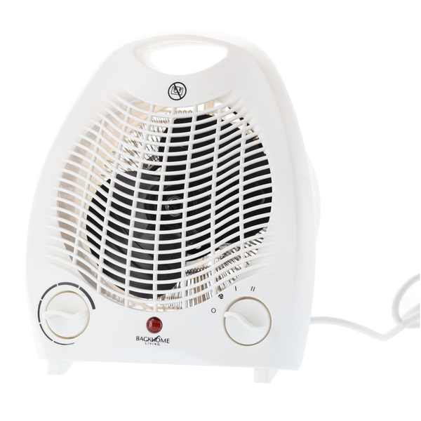 ELEKTRICKÝ TERMOVENTILÁTOR / VENTILÁTOR S BEZPEČNOSTNÍM VYPÍNAČEM BÍLÝ 2000W
