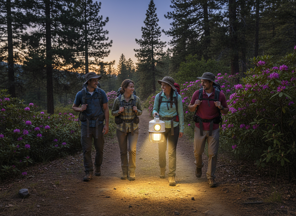 Lampa Kempingová Akumulátorová LED