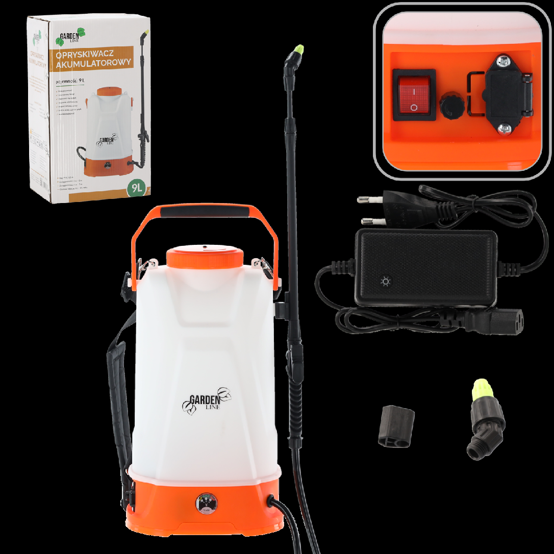 AKUMULÁTOROVÝ POSTŘIKOVAČ 9 L