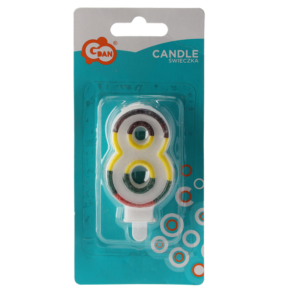 SVÍČKA "8" CIFRA *1251*9062*