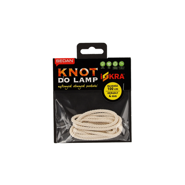 Knot do lamp naftových kulatý - 4mm*0673