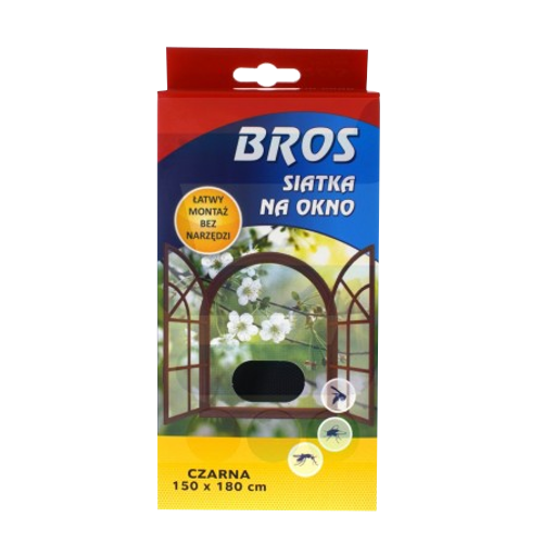 SÍŤKA NA OKNO 150X180 ČERNÁ *6069