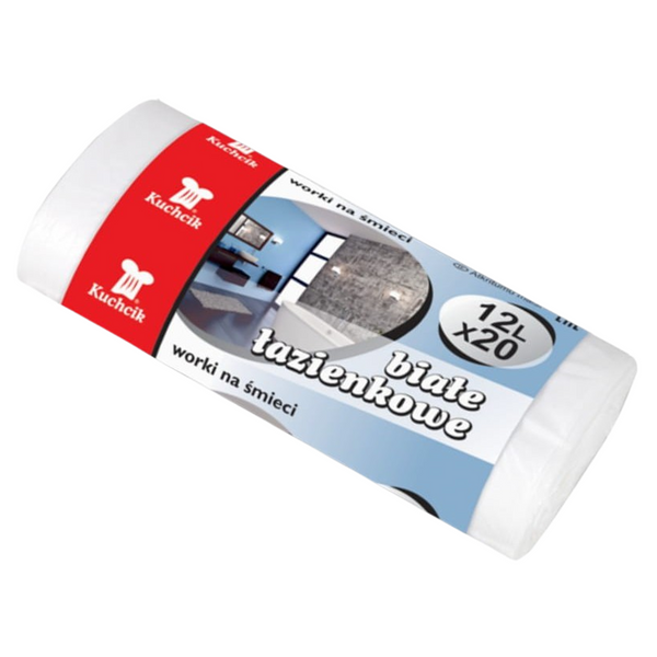 PYTLE NA ODPADKY 12L BÍLÉ KOUPELNOVÉ *8932*