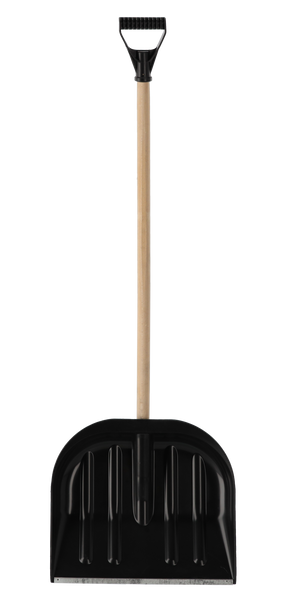 PLASTOVÁ LOPATA NA SNÍH ČERNÁ 45CM LOPATA + NÁSADA + RUKOJEŤ