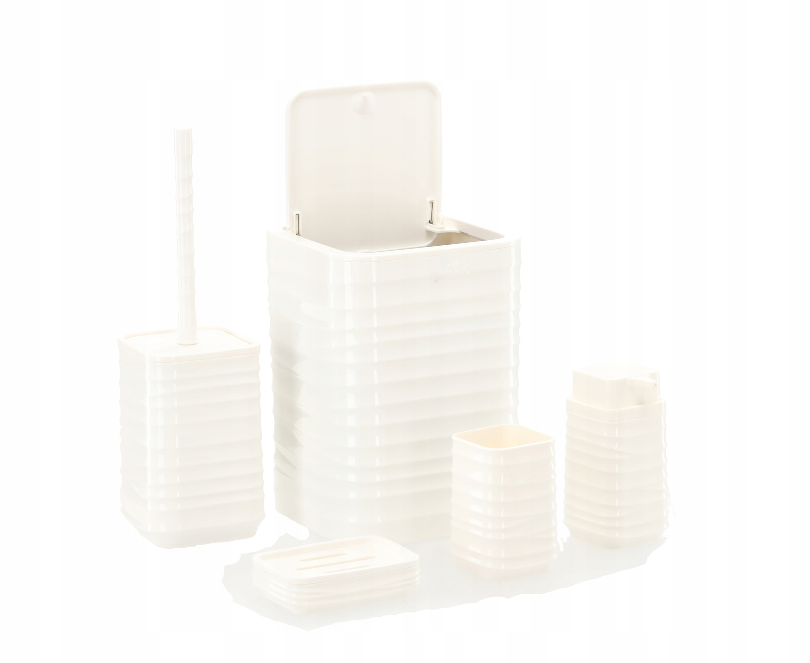 KOUPELNOVÁ SADR KULATÁ 5 ELEM. BÍLÁ *4403