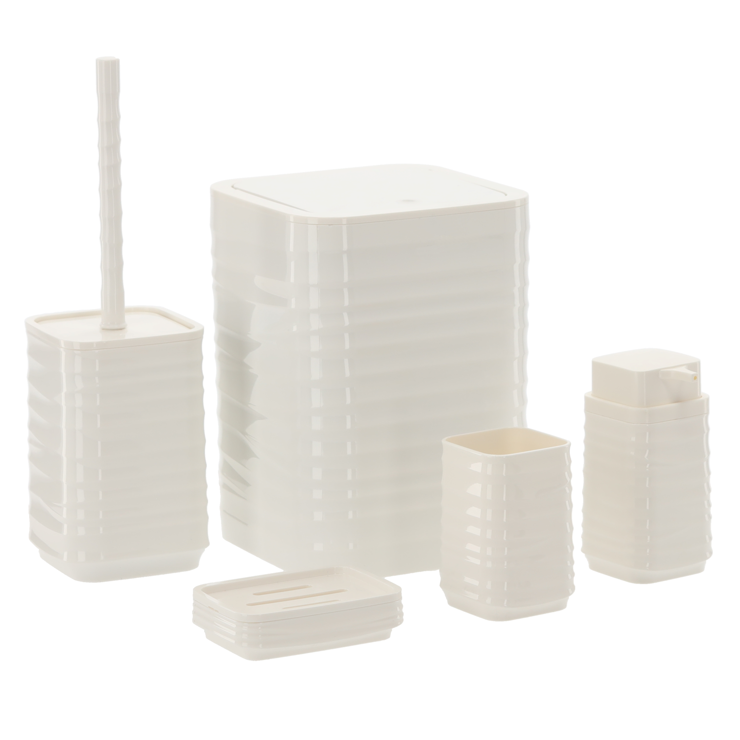 KOUPELNOVÁ SADR KULATÁ 5 ELEM. BÍLÁ *4403