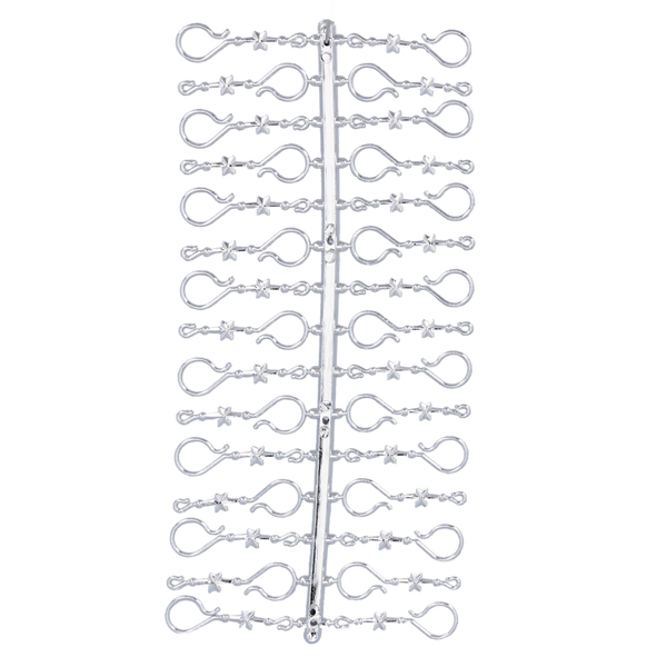 Stříbrné háčky na vánoční ozdoby A'30 *0159