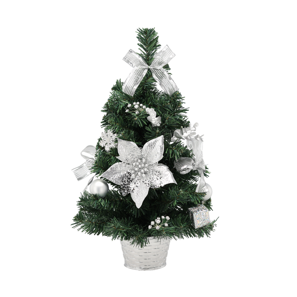 Vánoční stromek 50 cm stříbrný *2255