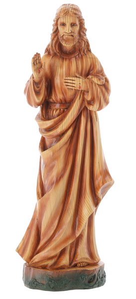 FIGURA JEZUS 13,5 x 9 x 38 CM polyresin