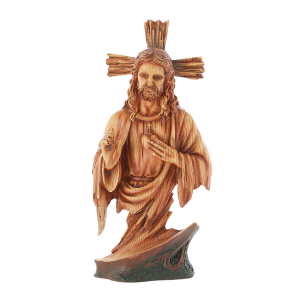 FIGURKA SRDCE JEŽÍŠE 16 x 10,5 x 36 CM polyresin *6200