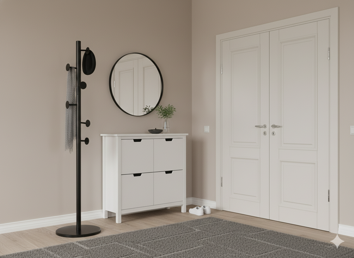 Stojací věšák REDA 174 cm černý *5301