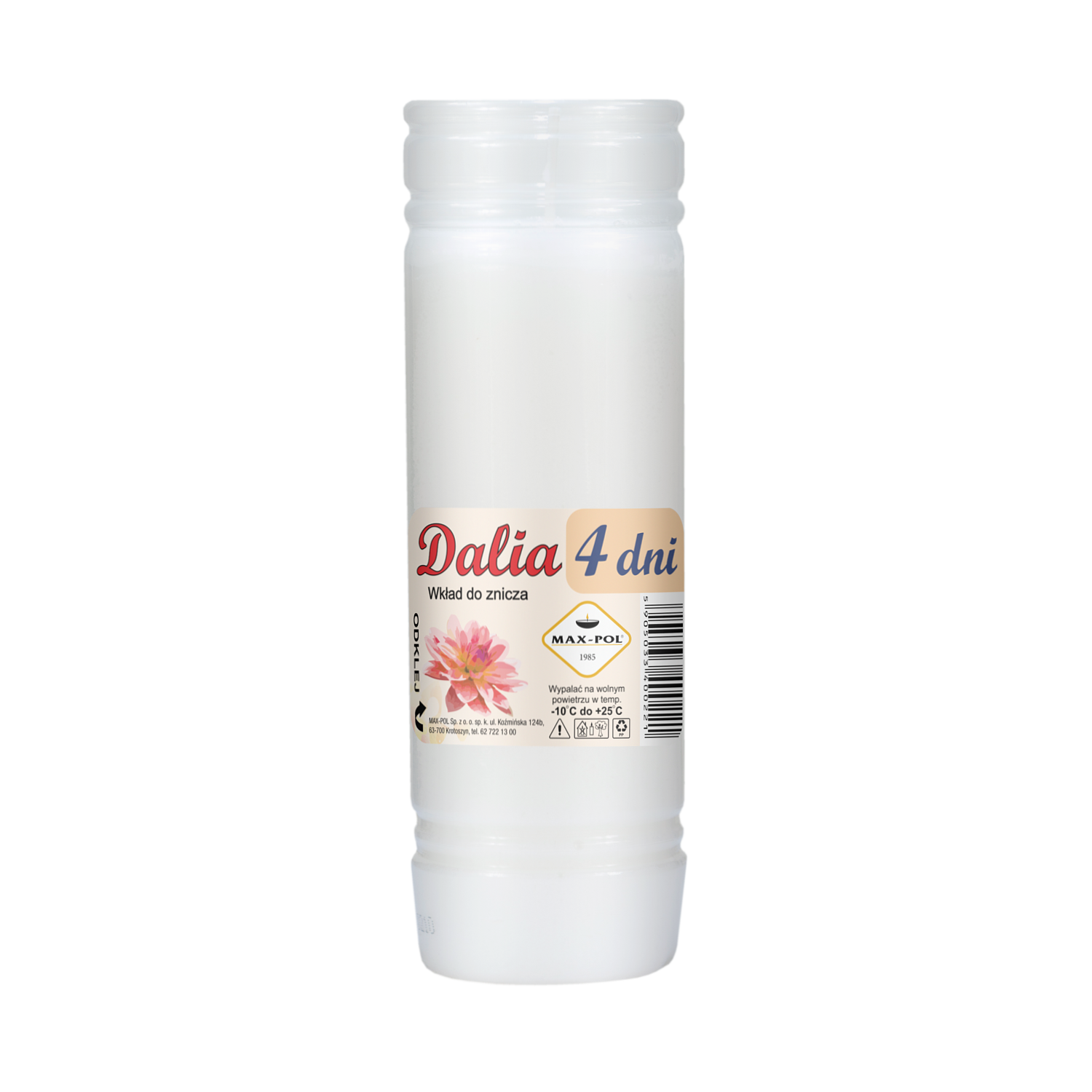 Sada 10 ks parafínových vložek Dalia 18cm/96h