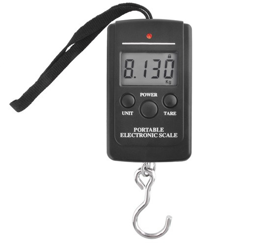 LED váha na zavazadla - 40 kg