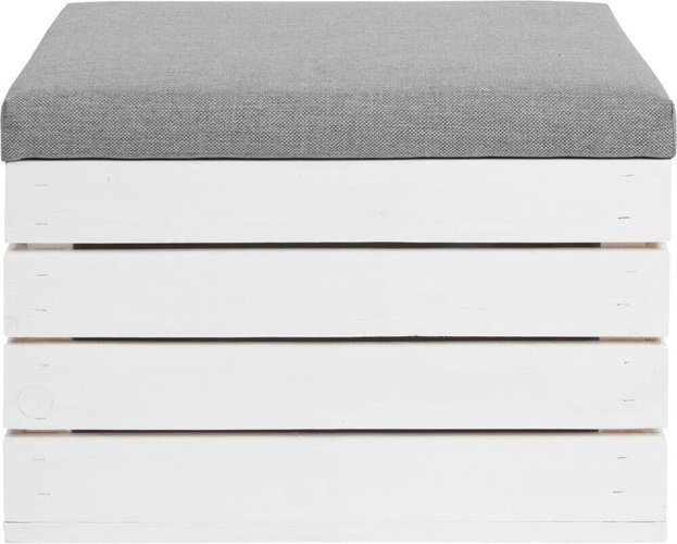 Dřevěný puf - truhla