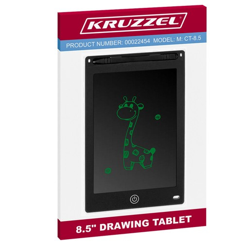 KRUZZEL 22454 8,5" černý kreslicí tablet