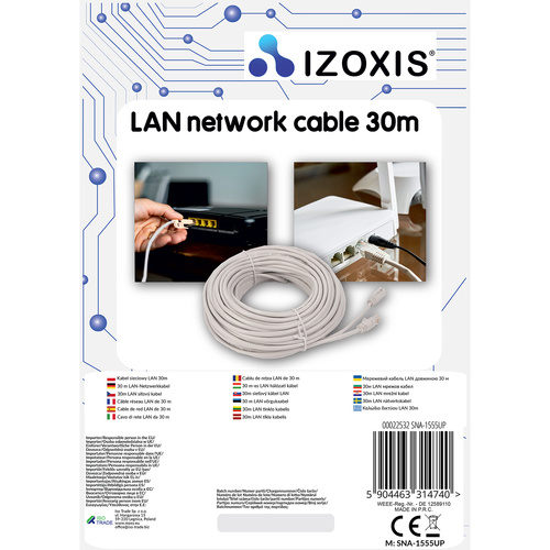 30m kabel Izoxis 22532 LAN