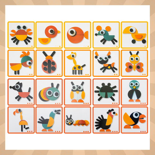Dřevěné puzzle - Kruzzel 22426 puzzle