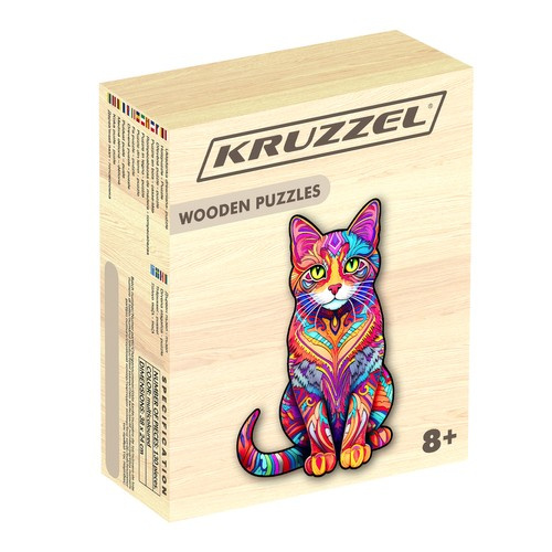 Dřevěné puzzle - Kruzzel puzzle 22878