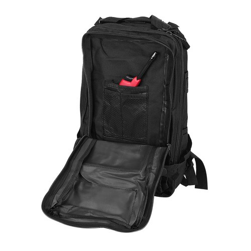 Malý černý turistický batoh 23089