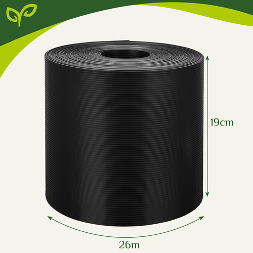 Plotová páska 19cmx26m 700g/m2 antracitová 23909