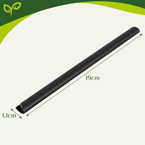 Spony na plotovou pásku - antracit 23709