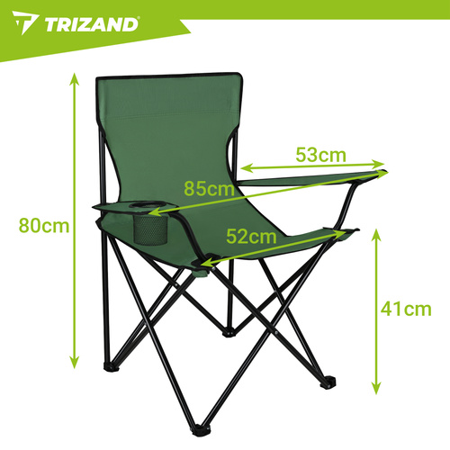 Zelená rybářská židle K23676