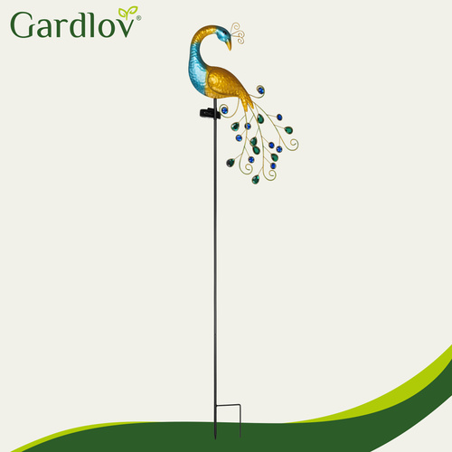 Solární lampa páv Gardlov 25281