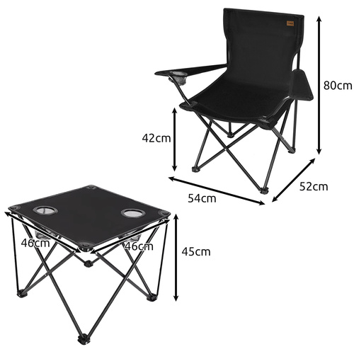 Rybářský stůl + dvě židle 25468