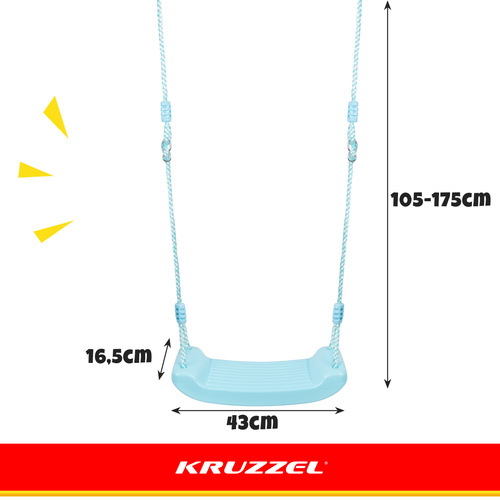 Plastová houpačka - modrá 25446