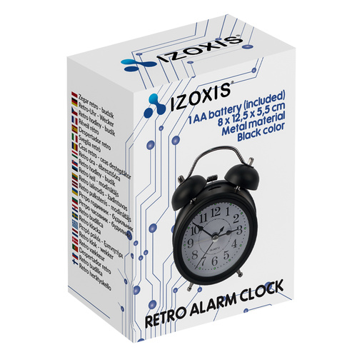 Retro hodiny - budík Izoxis 25473