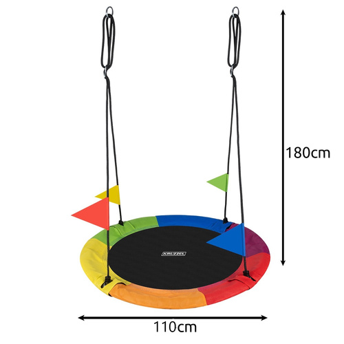 Houpačka Čapí hnízdo 110cm Kruzzel 25284