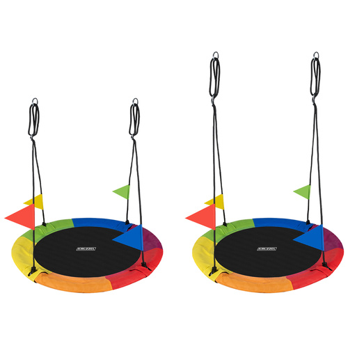 Houpačka Čapí hnízdo 110cm Kruzzel 25284