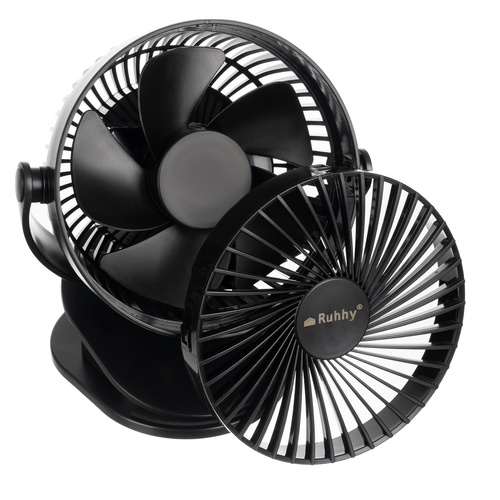 Černý bezdrátový ventilátor Ruhhy 25567