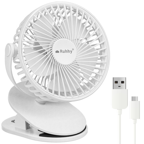 Bezdrátový ventilátor bílý Ruhhy 25566