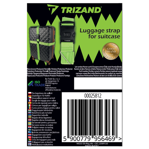 Zavazadlový pás pro kufr Trizand 25812