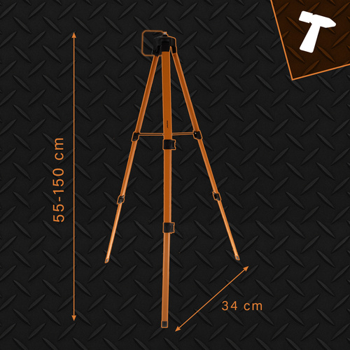 Stativ pro křížový laser 150 cm Bigstreen 25964