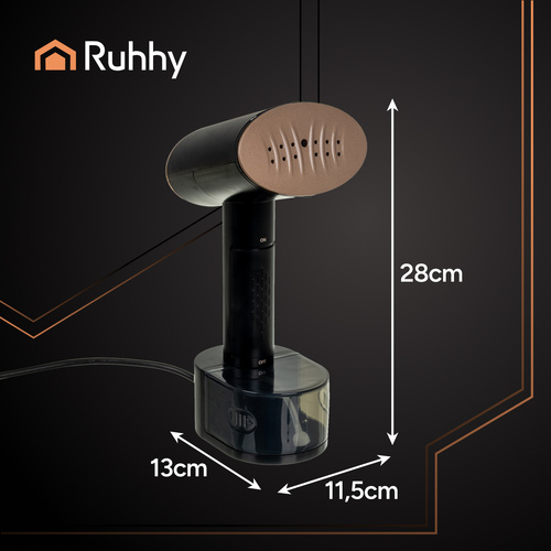 Mysti Ruhhy 26339 2000W černý napařovač oděvů