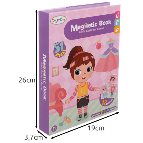 Magnetické puzzle - módní 26654