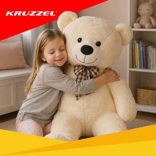 Plyšový medvídek 140cm Kruzzel 26091