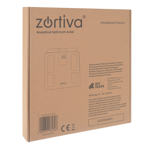 Analytická koupelnová váha Zortiva 26893