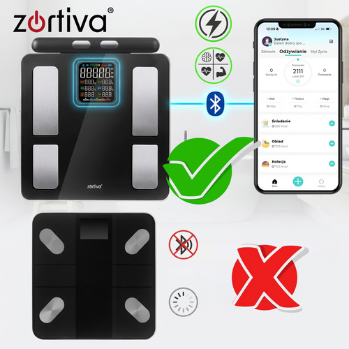 Analytická koupelnová váha Zortiva 26893