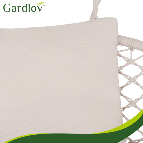Dvojitý houpací polštář Gardlov - krémový