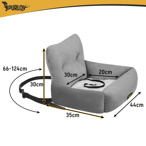 Autosedačka pro psy S 44x35x30cm Purlov